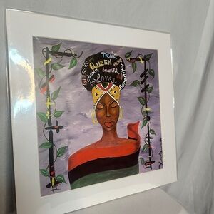 LIVE ART!!!! Watch Video…Colorful Queen Art Print
